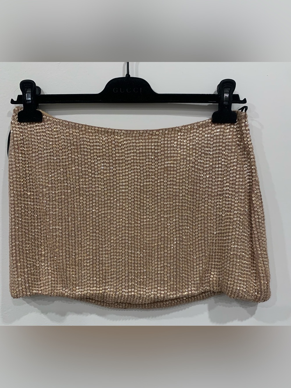 MLV Gold Sequin Mini Skirt